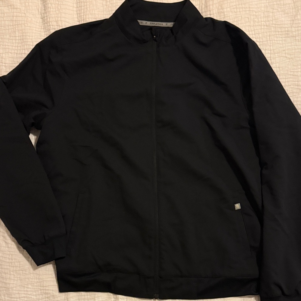 Fabletics Black Foundation Scrub Jacket - image 1
